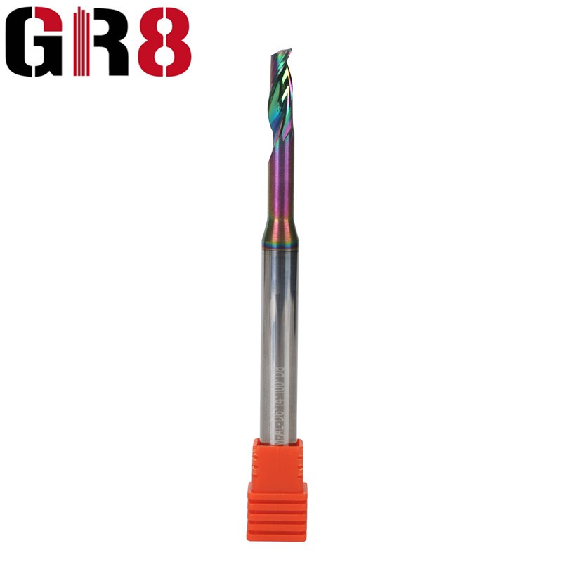 1 Flutes alumiiniumi töötlemise otsfrees