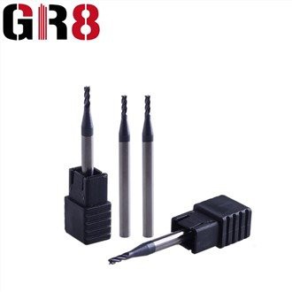 2 Flutes Flat mikroläbimõõduga frees